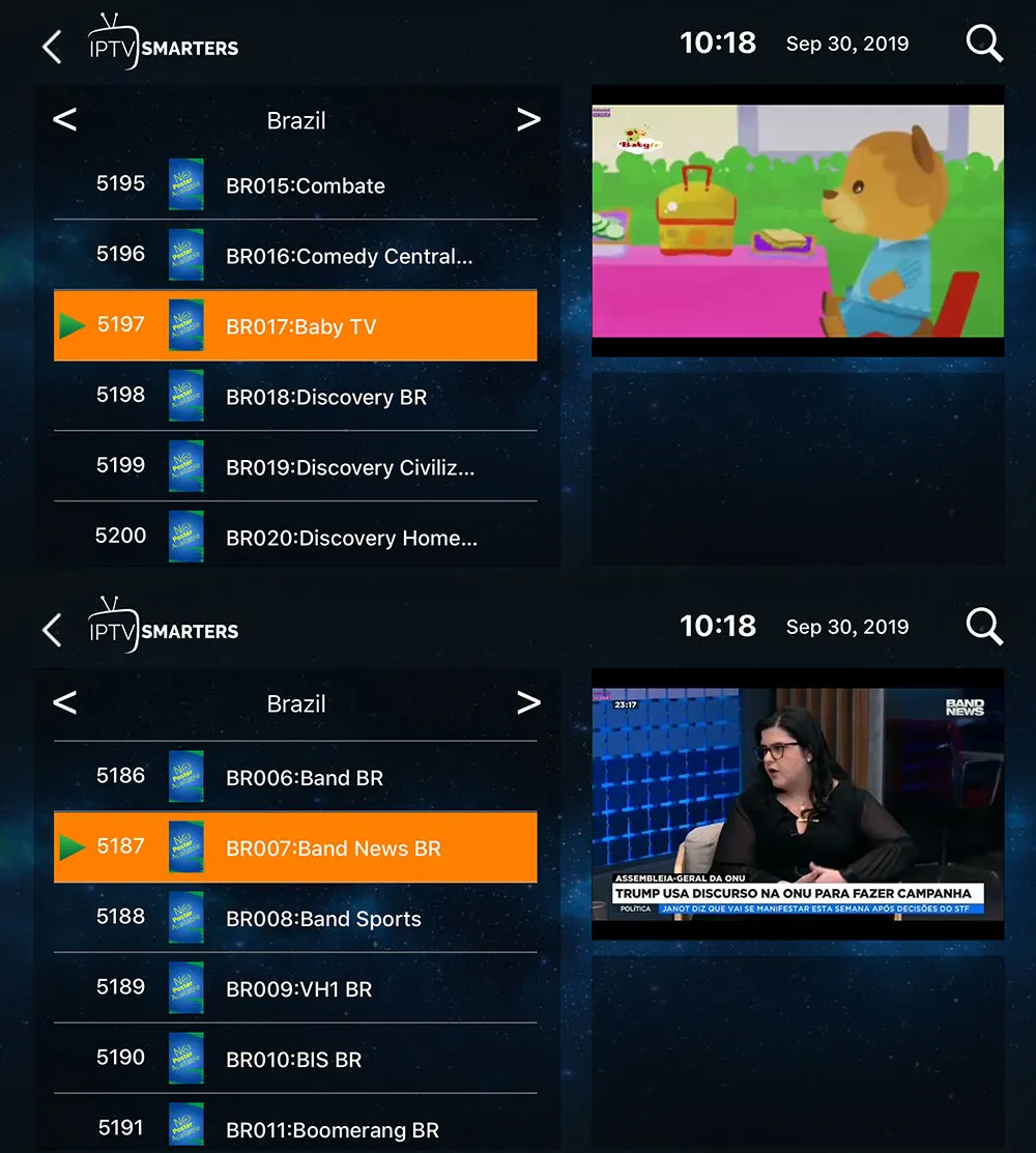 Мировое IPTV Бразилия IP tv подписка HBO ESPN для смарт iptv коробки Xtream M3u смартфонов с 6000+ Vod музыкальный кинотеатр для взрослых