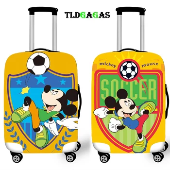 

Elastic Luggage Protective Cover Case For Suitcase Protective Cover Trolley Cases Covers Xl Travel Accessories Mickey Football V