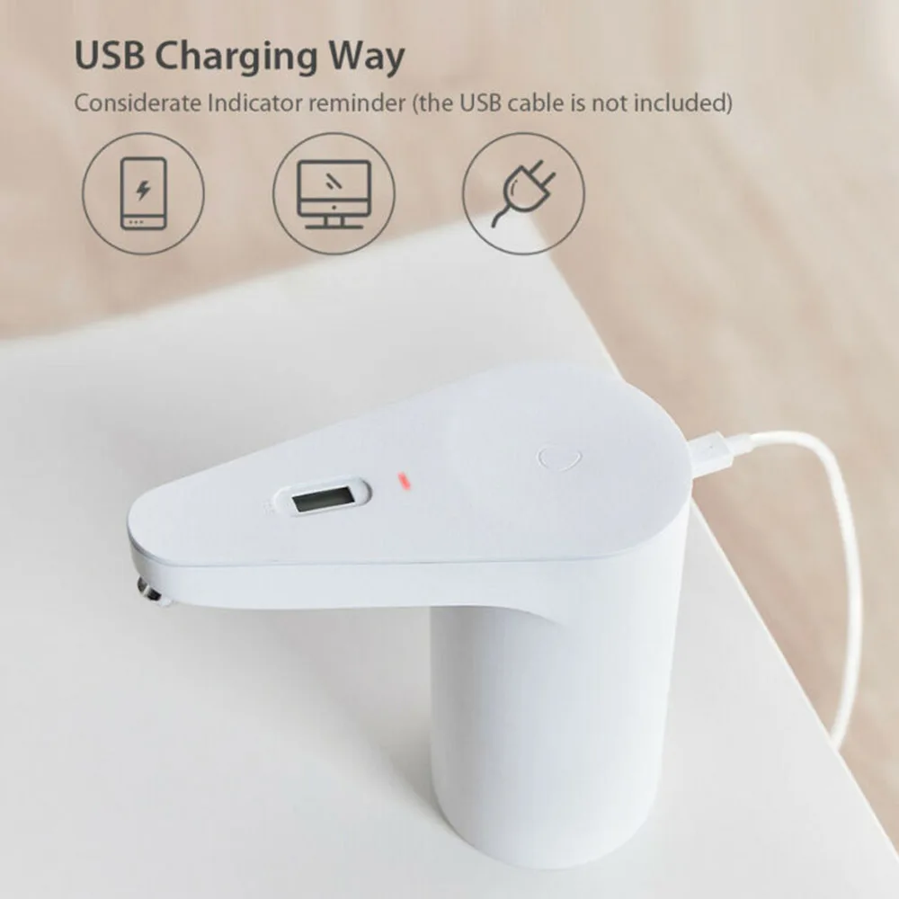 USB 5V перезаряжаемая бутылка для воды кувшин диспенсер умный портативный беспроводной насос инструмент