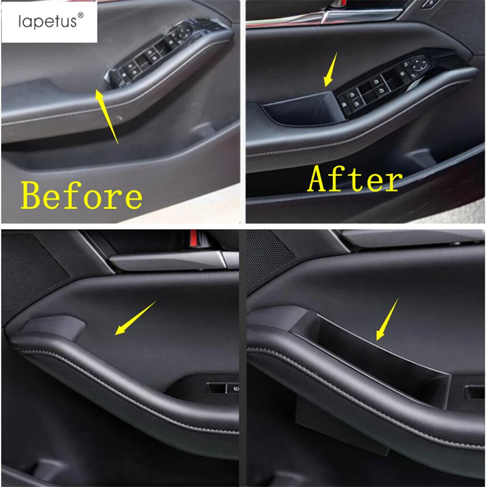 Lapetus аксессуары подходят для Mazda 3 Передняя автоматическая дверь многофункциональное хранение поддон контейнер держатель лоток коробка крышка комплект
