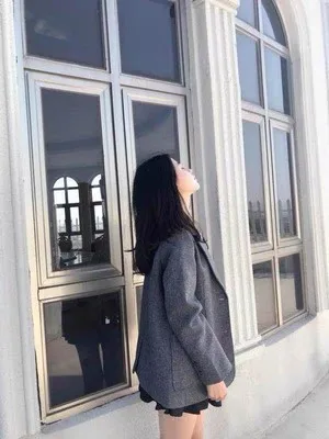 outono casaco novo solto chique coreano retro xadrez de lã terno jaqueta feminina vintage único breasted manga longa blazer