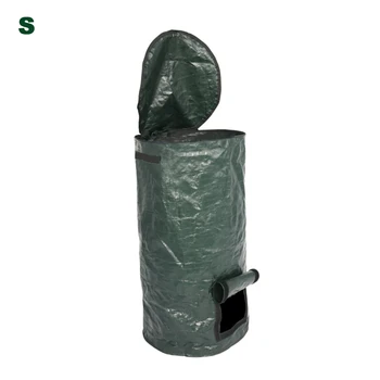

Yard Large Capacity Probiotics Home Waste Disposal Foldable Portable Garden Supplies Compost Bag Kitchen Trash Can Ferment PE