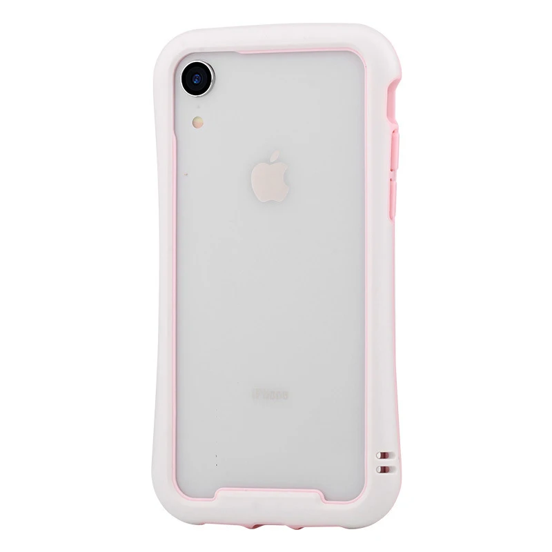 Маленькая поясная рамка Бампер для iphone 11 Pro Max XR Xs X+ 7 8 Plus 6 6S карамельный цвет гибкий ТПУ противоударный чехол