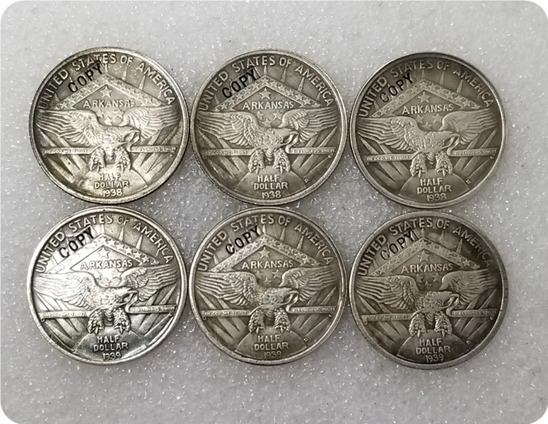 США 1935-1939 юбилейные 50 центов копии монет