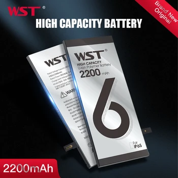 

WST Original Battery for Apple iPhone 6S High Capacity 2200mAh Replacement Batteries for iPhone6S With Free Tools Sticker