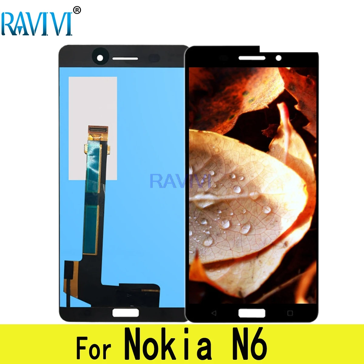ЖК-дисплей 5 дюйма N6 для Nokia 6 TA-1025 TA-1021 TA-1033 сенсорный экран с дигитайзером в сборе