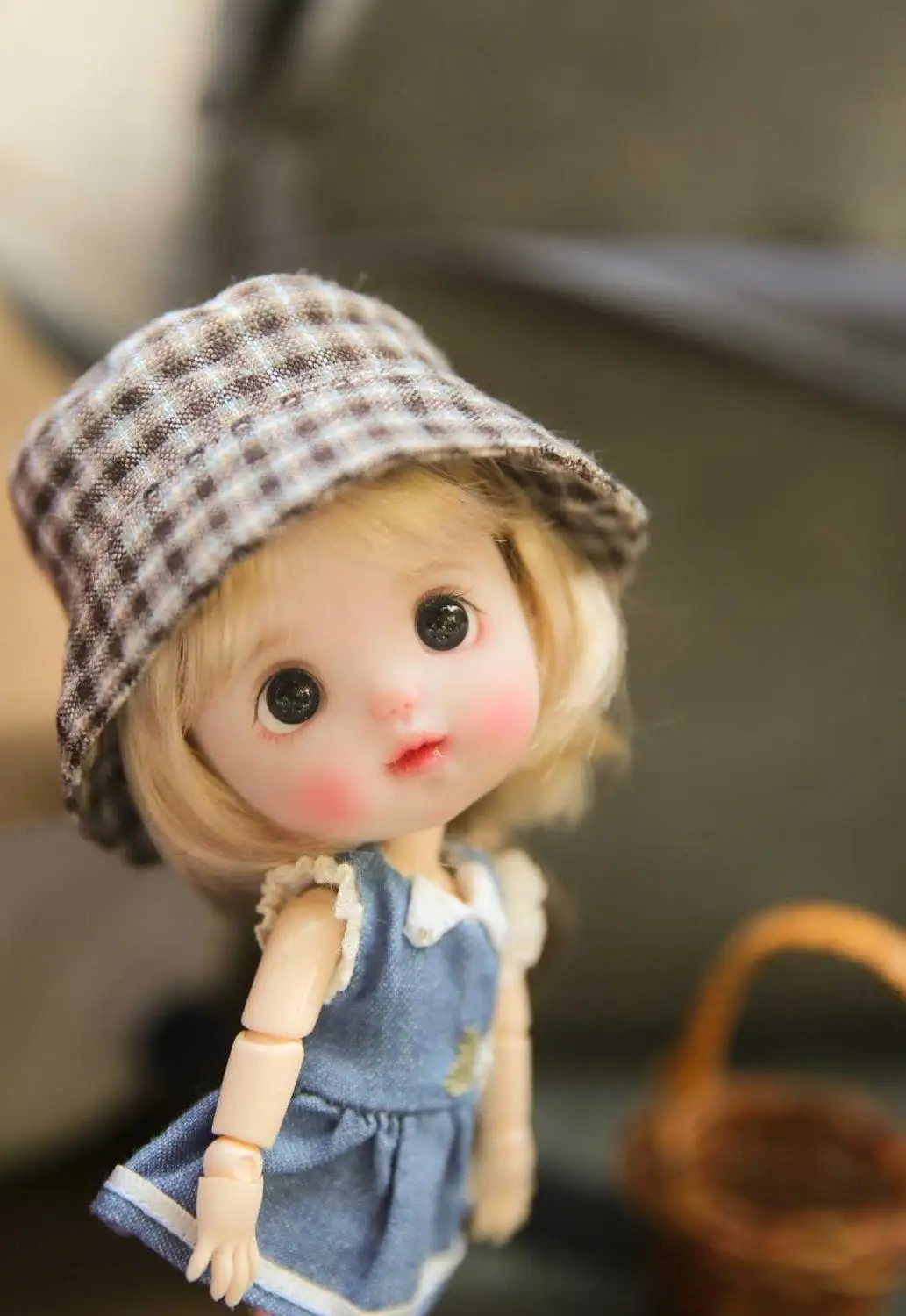 OB11 кукла голова Кастомизация 1/8 BJD куклы DIY куклы OB Полимерная глина - Цвет: 01