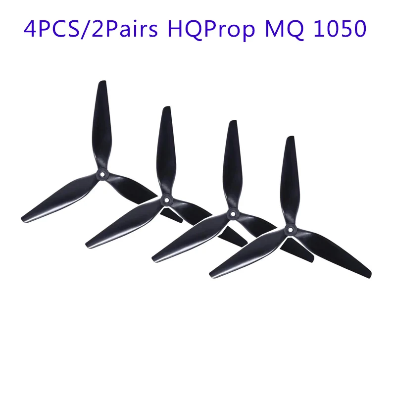 

1Pair/2Pairs HQProp MQ 1050 10x5x3 10 Inch Carbon Nylon 3-Blade CW / CCW RC Propeller for RC Drone FPV Racing Spare Part DIY