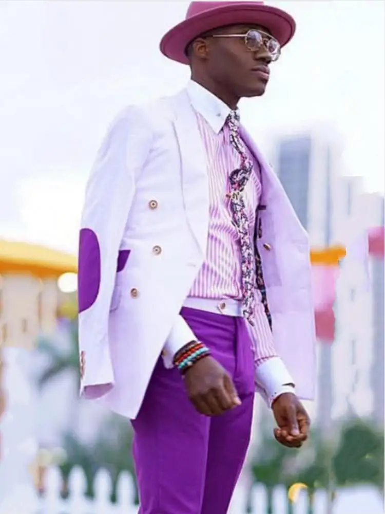 

Красивое мужское вечернее платье, костюмы для выпускного вечера, смокинги для жениха с лацканами (пиджак + брюки + галстук) №: 408