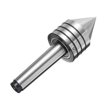 

Portable MT2 Precision Live Center Morse Taper Triple Bearing Lathe Centering Tool CNC Lathe Machine Tool Accessory