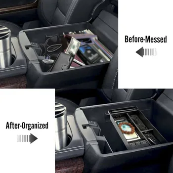 

Removable Car Storage Box Coin Holder Parts Accessories . Interior Black Plastic
