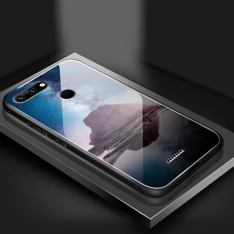 Для Xiaomi Redmi 5A 6A S2 GO Plus чехол из закаленного стекла Жесткий Чехол для Vivo Z5X IQOO NEX AS S1 Pro TPU PC роскошный защитный чехол