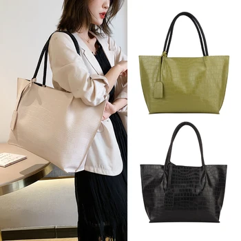 

Casual Women Shoulder Bag Big Tote Bags For Women 2019 Luxury Female Shopping Bag Handbag Designer Large Bags