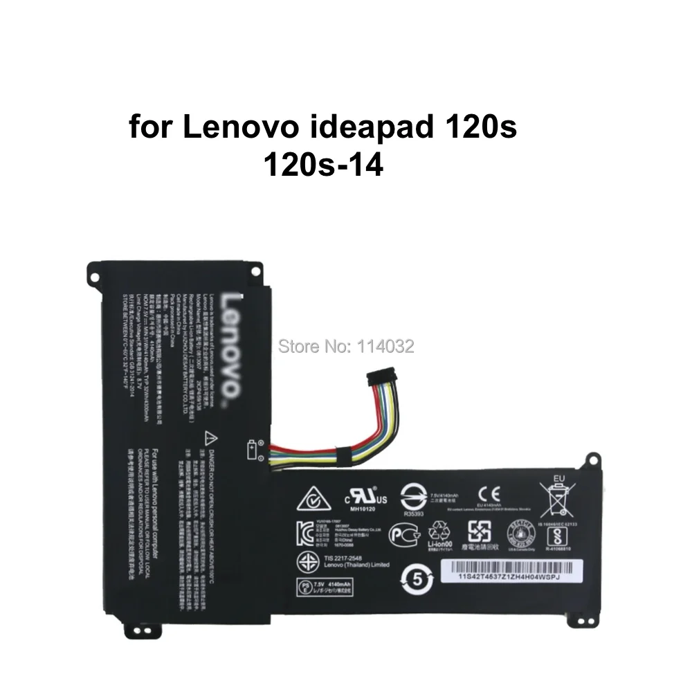 Аккумулятор 7 5 в 31 Втч для Lenovo IdeaPad 120S 120S-14 120S-14iAP 81A5 L17M3PG3 литий-ионные батареи 4140