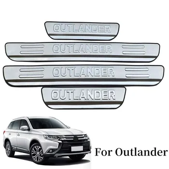 

Car Door Sill Protector Trim Scuff Pedal Threshold Cover Accessories Stainless Steel For Mitsubishi Outlander 2013-2020