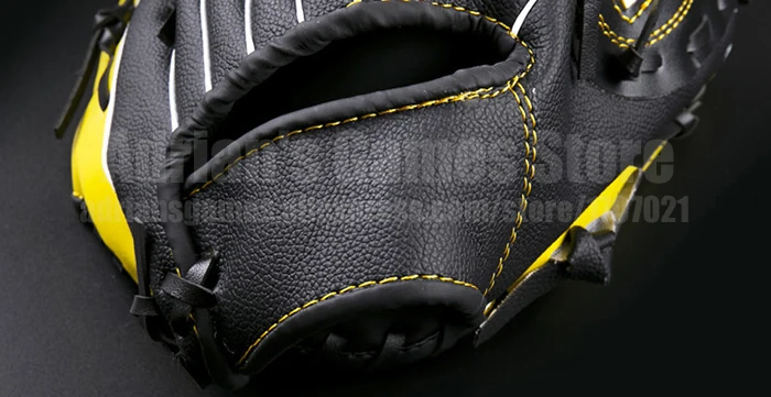 Взрослые бейсбольные перчатки 3 цвета Толстая кожаная перчатка бейсбольная Рукавица возраст 16