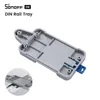 Itead SONOFF DR Din Rail Tray Adjustable Mounted Rail Case Holder Mounted Adjustable For SONOFF Basic RF Dual PowR2 TH10 TH16 2
