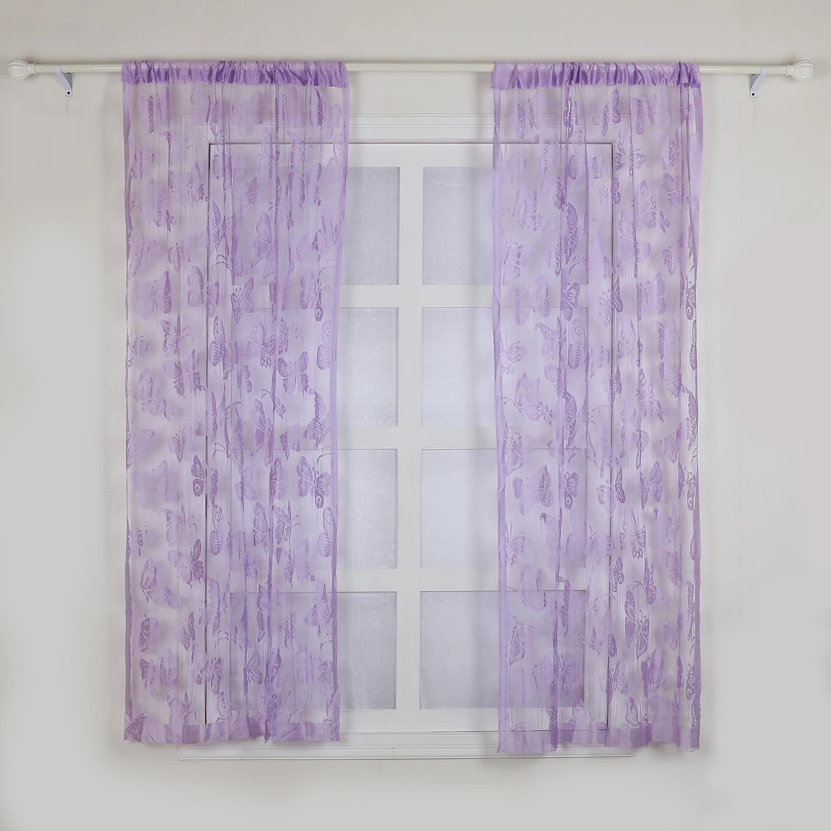 

200cm x 100 cm 1/2/4 Panels Curtains Screen Butterfly Ribbon String Divider Blind for Living Room Window Panel Tassel Curtain
