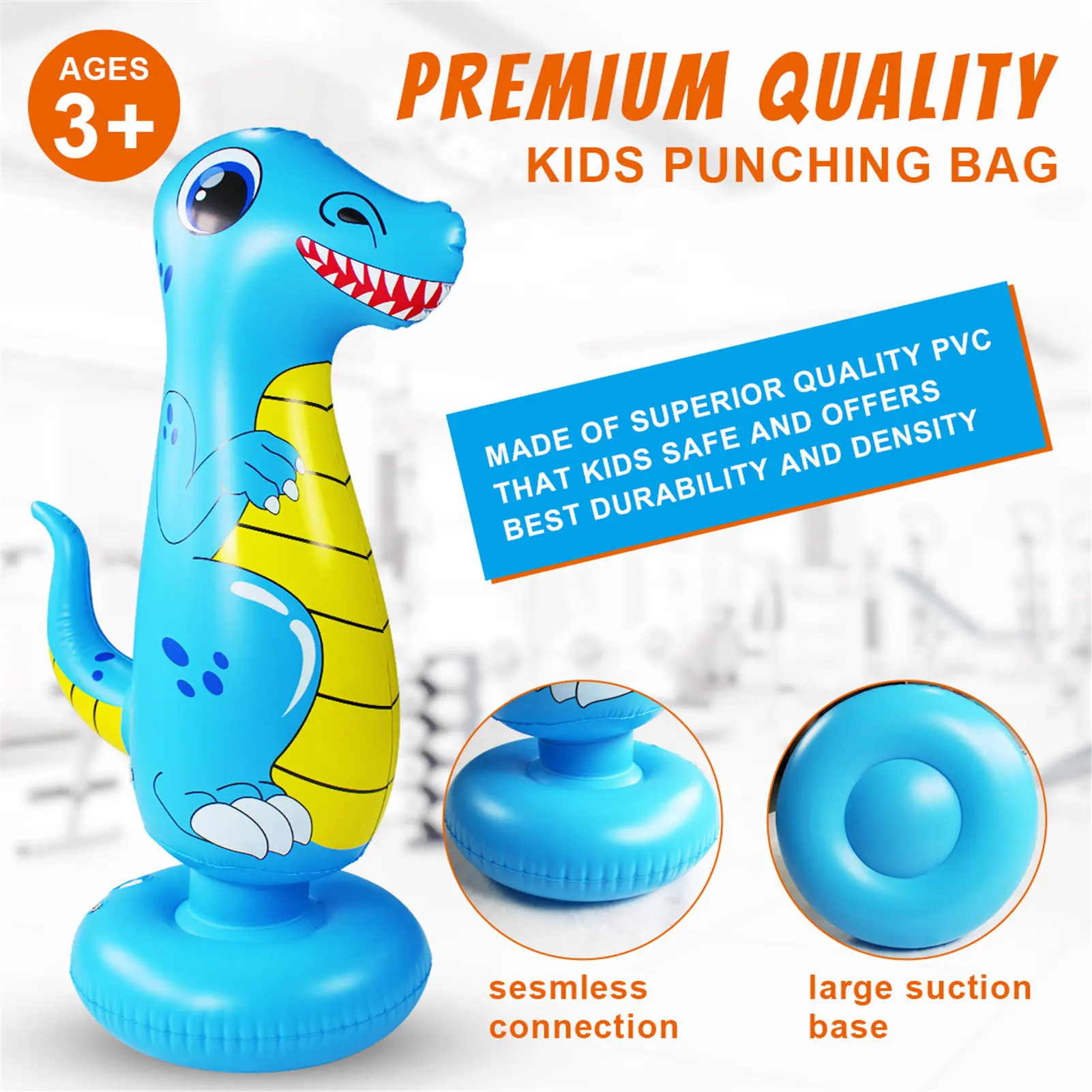 Sac de boxe avec gobelet pour enfants, sac de sable debout, jeux de  dinosaure, jouets de sport, garçons et filles, 5 ans, 6 ans, 7 ans, 8 ans, 9  ans, 10 ans - AliExpress