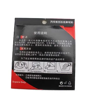 

3pcs Thickening Car Static Front Gear Annual Inspection Insurance Stickers Environmental Protection Signs