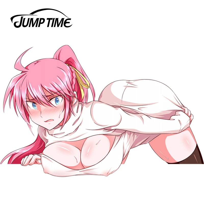JumpTime 13 см x 8 4 стайлинга автомобилей Сексуальная аниме-девушка девушки из