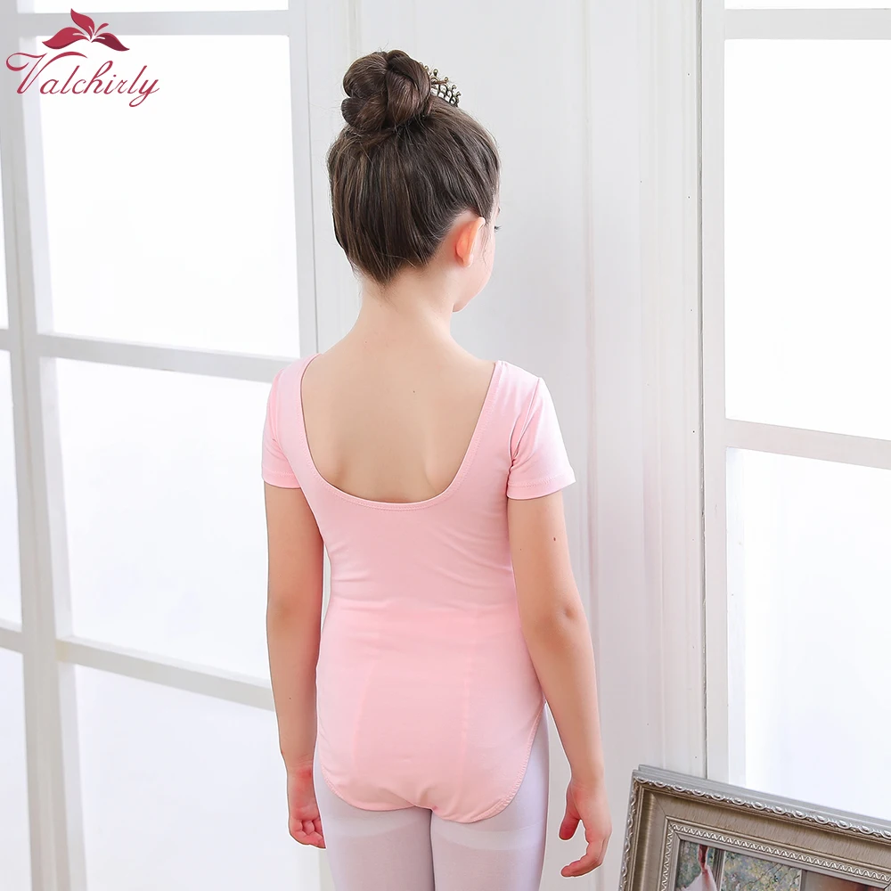 Girls Team Basic Dance Leotard Toddler Gymnastics Dancewear Kids Ballet Clothing Child Spandex Cotton Bodysuit Dancing Costume