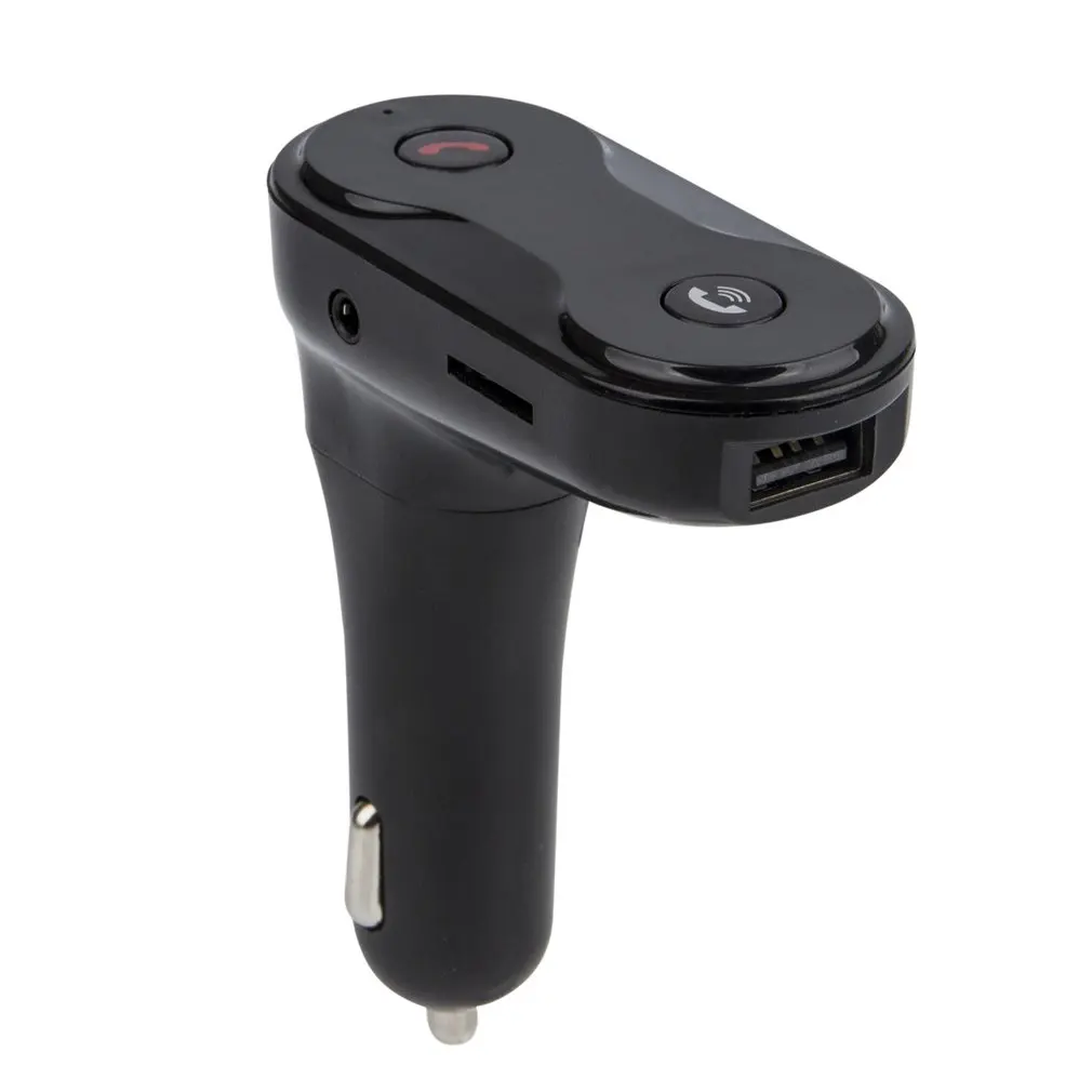 Портативный автомобильный громкой связи Мини авто TF карта FM USB зарядное устройство MP3-плеер прикуриватель 87,5~ 108 МГц JDG008