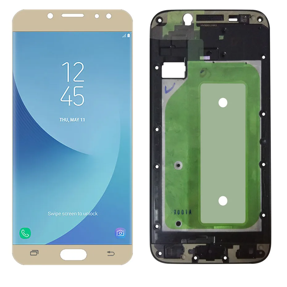 ЖК дисплей для Samsung Galaxy J7 Pro 2017 J730 J730F SM J730F/G/GM/FN/DS кодирующий преобразователь