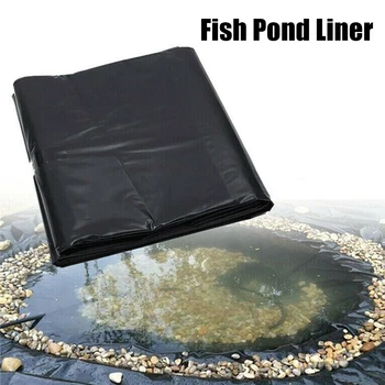 

10x5ft Durable Rainproof Outdoor Garden Lightweight Fish Pond Liner Landscaping Pool HDPE Heavy Duty Easy Install Seam Tape