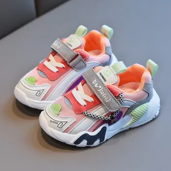 

2020 New Autumn Kids Shoes Breathable Boys Girls Sport Shoes Children Casual Sneakers Baby Running Shoes Mesh Canvas Shoes