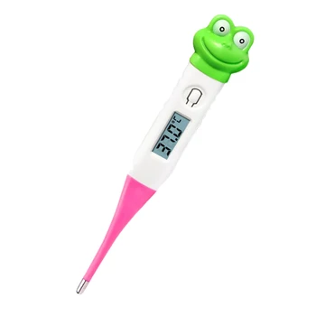 

Cartoon Soft Head Temperature Test Kids Body Fever Digital LCD Thermometer