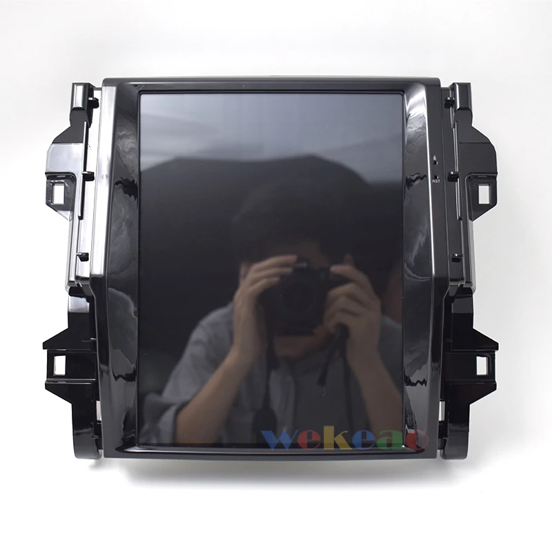 Wekeao вертикальный экран Tesla style 12,1 ''Android 8,1 автомобильный Dvd мультимедийный плеер для Toyota Fortuner Revo автомобильный Радио