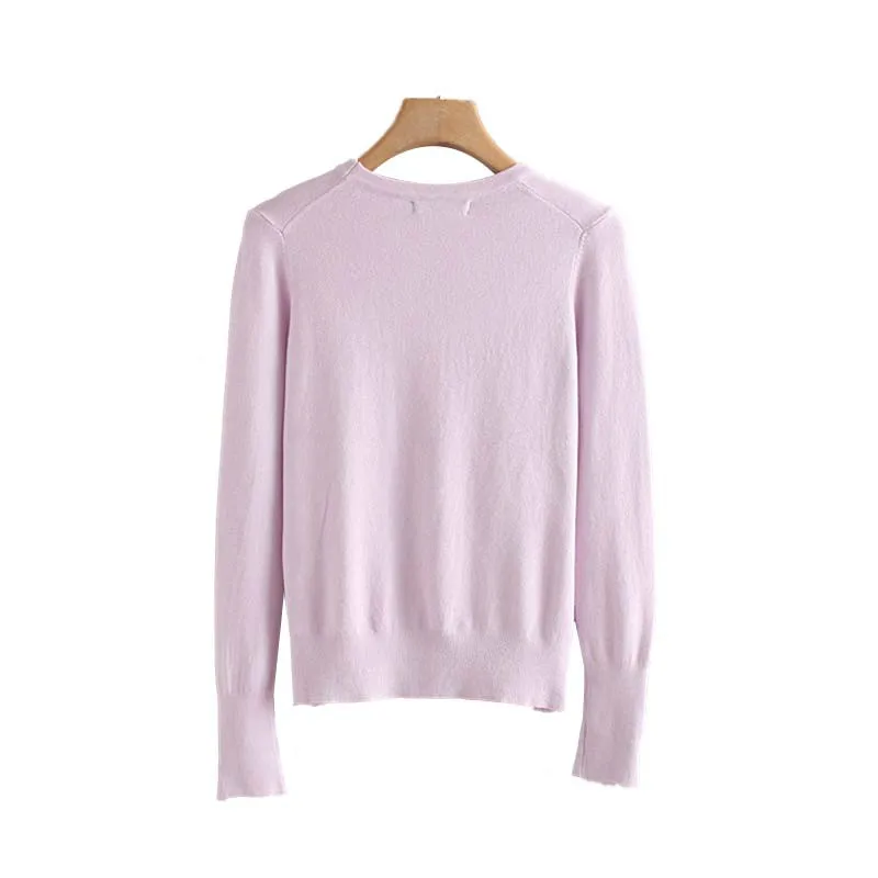 women basic knitted thin sweater O neck long sleeve stretchy solid pullovers female casual cozy sweet tops HA462 women basic knitted thin sweater O neck long sleeve stretchy solid pullovers female casual cozy sweet tops HA462