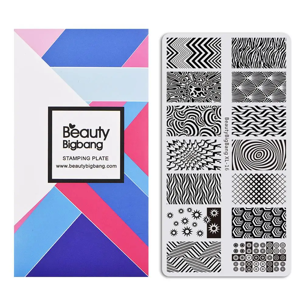 16 BeautyBigBang пластины для стемпинга 6*12 см Женская летняя обувь с украшениями в виде цветков и бабочек для ногтей Аксессуары для пресс-форм пластина прямоугольный, для нейл-арта шаблон BBB XL-011 - Цвет: 16