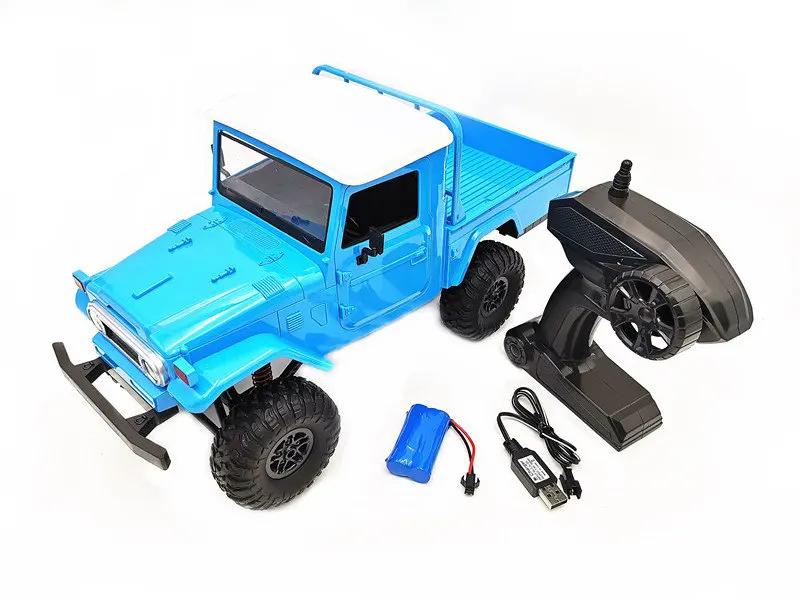 MN-45 Blue MN модель MN45 1:12 авто RC автомобиль 4WD машина радиоуправления автомобили FJ45 внедорожный пикап джип на пульте дистанционного управления игрушки для детей - Цвет: MN-45 Blue