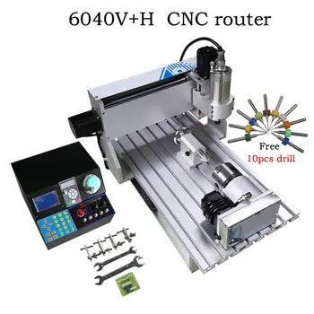 

6040 Industrial CNC Router Machine 1500W 3axis 4axis Milling Machine For Working Metal