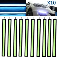 10pcs Ice Blue COB LED Daytime Running Lights lamps Car Auto DRL Fog Driving Lamp DC 10V-12V 17cm car light accessories 10pcs Ice Blue COB LED Daytime Running Lights lamps Car Auto DRL Fog Driving Lamp DC 10V-12V 17cm car light accessories