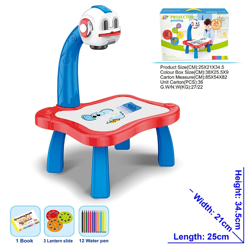 

Hot Sales Children ENLIGHTEN Early Education Smart Painted Machine Educational Sketchpad Smart Projection Painting Machine Toy