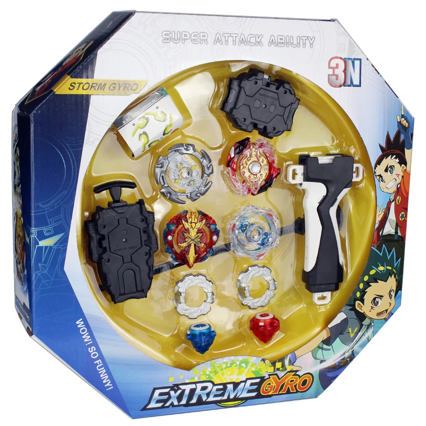 

Original Box Beyblades Burst For Sale Metal Fusion 4D 3N180A With Launcher and arena Spinning Top Set Kids Game Toys A