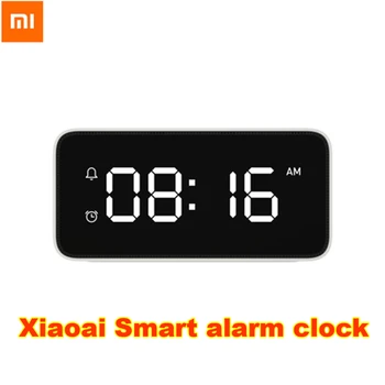 

Original Xiaomi Xiaoai Smart Alarm Clock Voice Broadcast Clock ABS Table Dersktop Clocks automaticTime Calibration Mi Home App