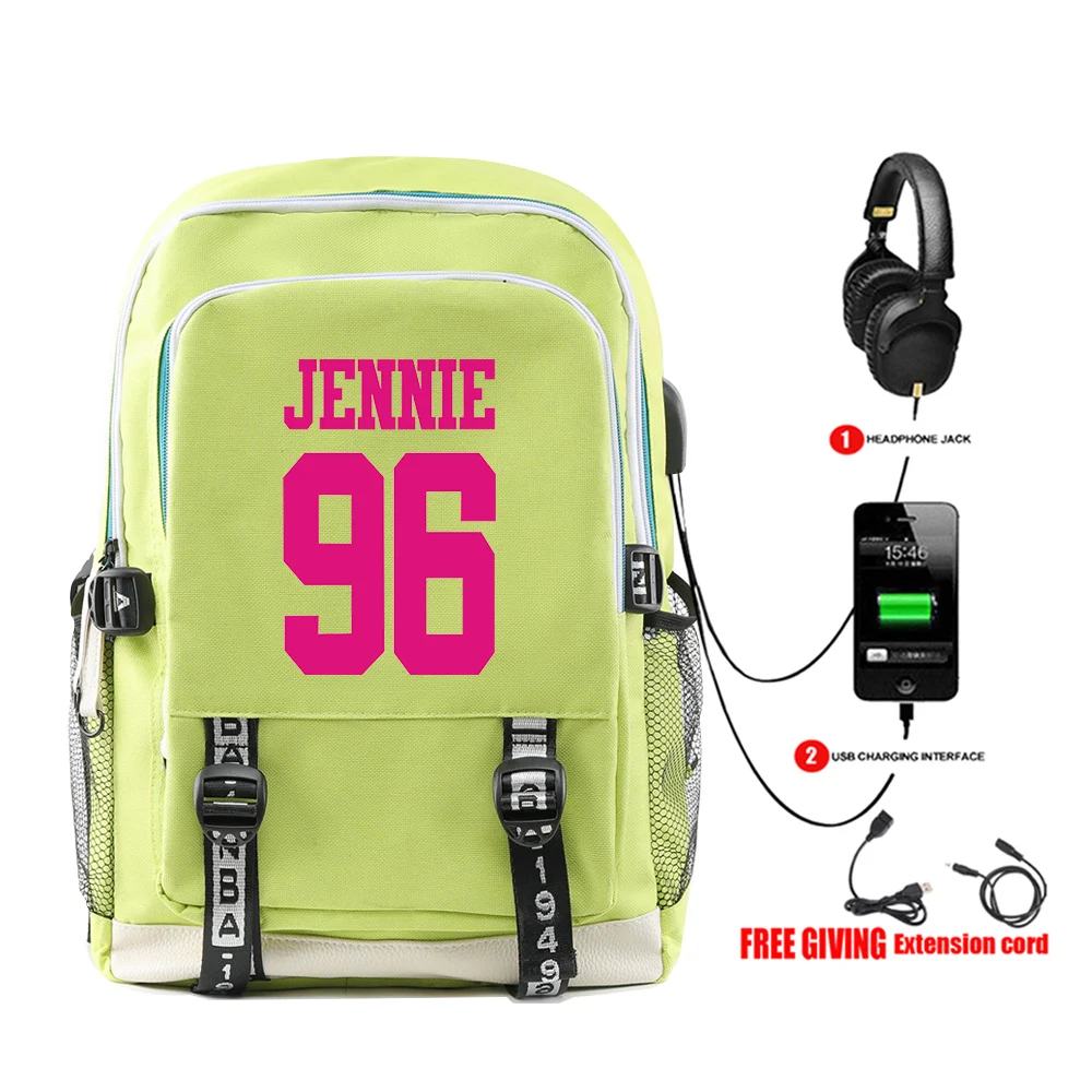 Kpop BTS сумка для женщин/мужчин мочила Harajuku usb ноутбук рюкзак змеиной кожи сумки на плечо для активной деятельности, Студенческая, для путешествий, рюкзаки, школьные сумки