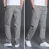 Plus Size 7XL Cargo Pants Men Outwear Multi Pocket Casual Cotton Straight Slacks Pants Military Trousers Overalls Zipper Pants 2