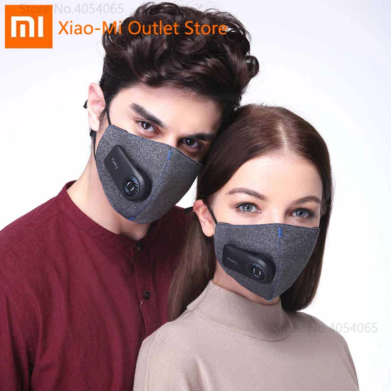 

Xiaomi Purely Anti-Pollution Mask Air Purification PM2.5 Filter Rechargeable Filter with Fan Light Comfortable Mouth Mask