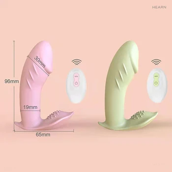 Wearable Butterfly Dildo Vibrator G Spot Sex Toys for Women 10 Speeds Clitoris Stimulator Remote Control Panties Vibrating 6