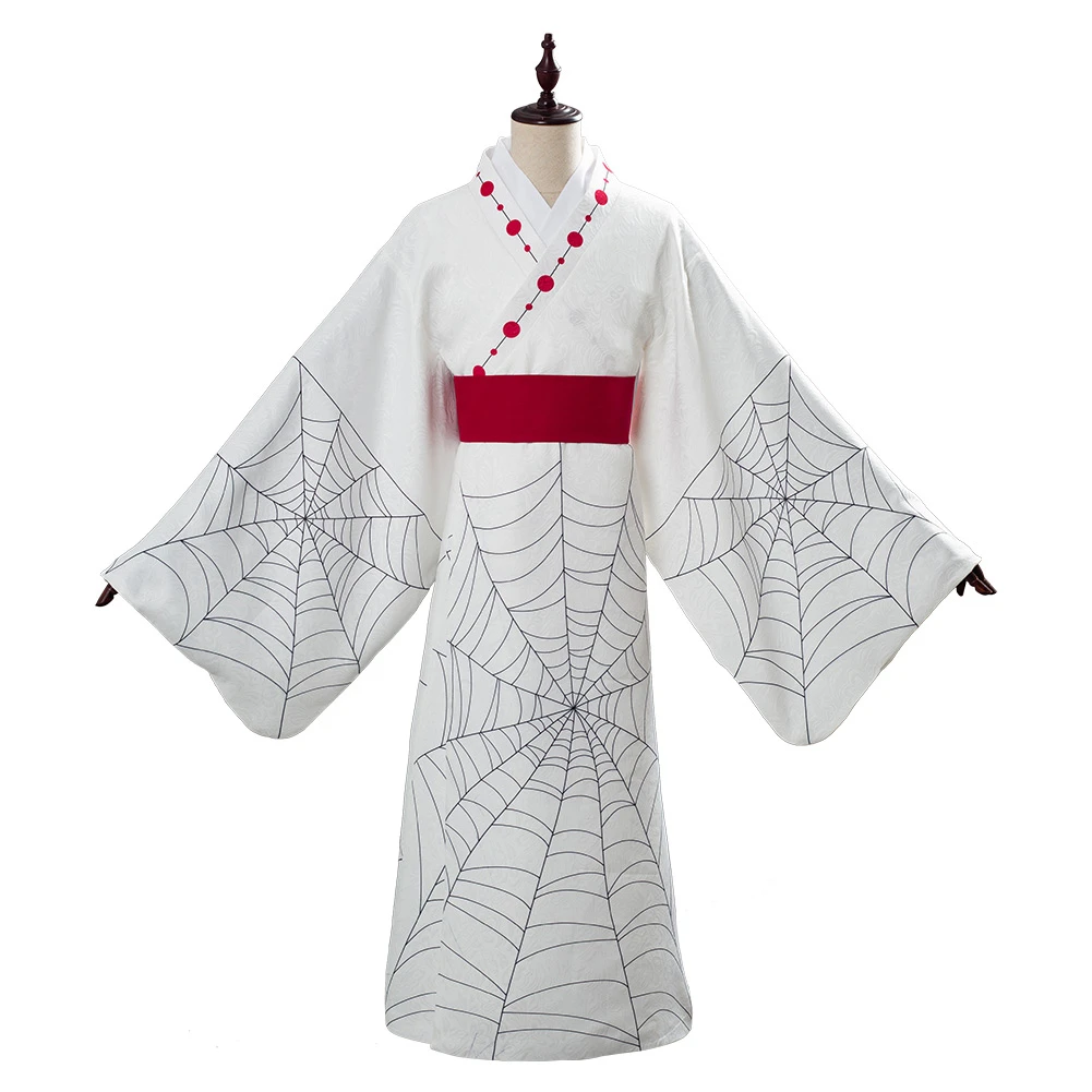 Vestido De Cosplay De Cinco Puntas De La Luna Inferior Para Mujer Cosplay De Kimono De Halloween Rui Demon Slayer No Yaiba Kimetsu Spider Rui Disfraces De Anime Aliexpress