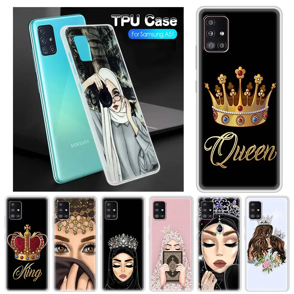 Роскошный полупрозрачный чехол с короной для Samsung Galaxy A51 A71 M30s A31 A21s A41 A11 A91 M51 M31