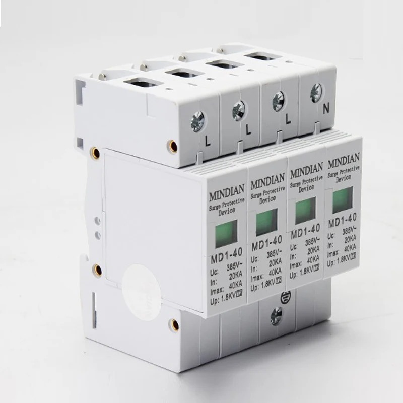 

40KA Surge Protective device for Solar power System 4P Surge Protection Device SPD for solar energy system