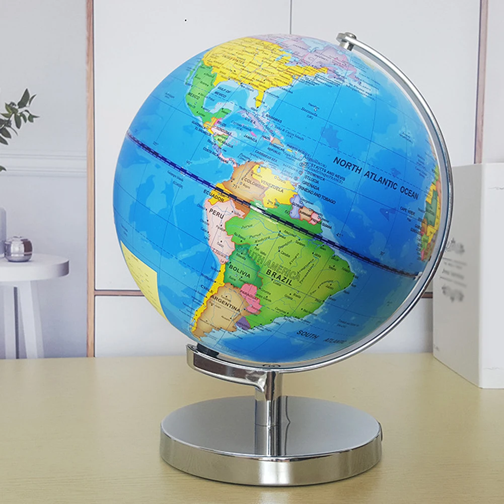 Географический светодиодный светильник с usb-питанием, карта мира с подставкой, украшение для рабочего стола, Глобус земли, Офисная домашняя развивающая игрушка, школьные принадлежности