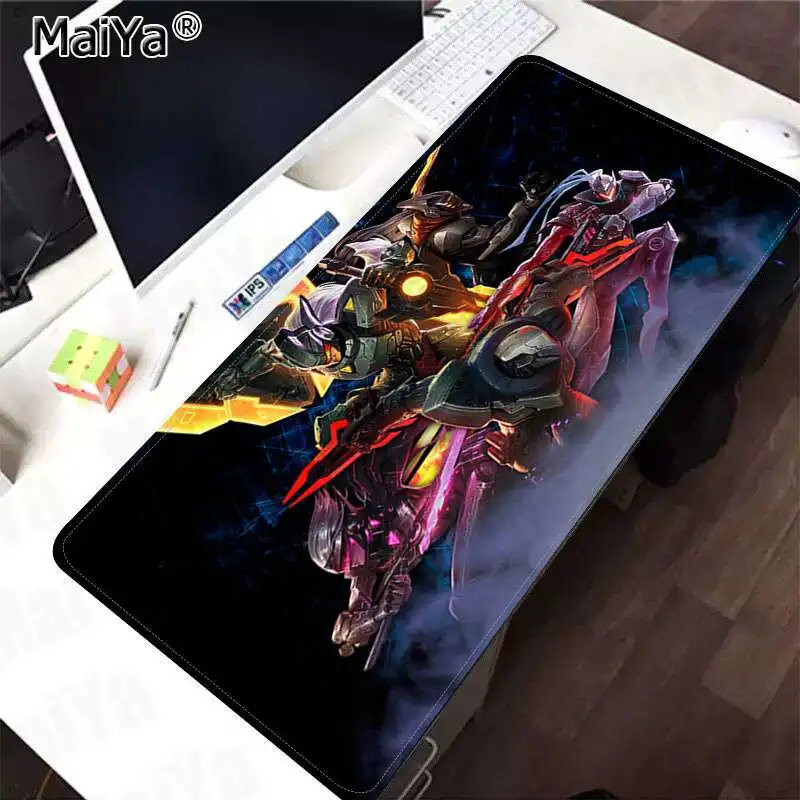 Lock Edge 40X90cm Maiya Печатный проект league of legends leona прочный резиновый коврик для мыши резиновый ПК игровой коврик для мыши - Цвет: Lock Edge 40X90cm