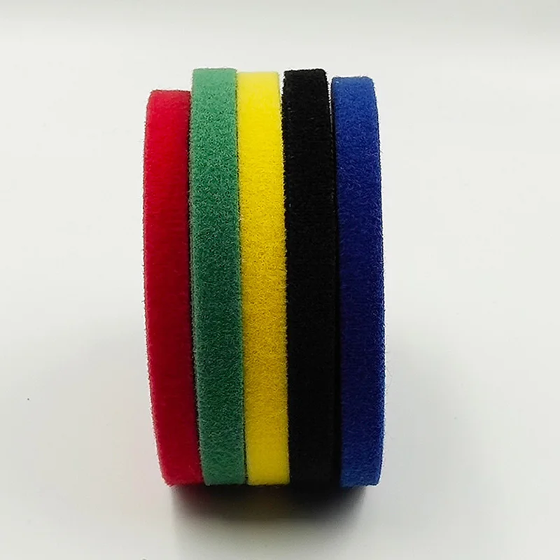 

1cm*1M Hook and Loop No Adhesive Fastener Tape Nylon Button Sewing Garment Bags Accessories DIY Magic Tape Without Glue